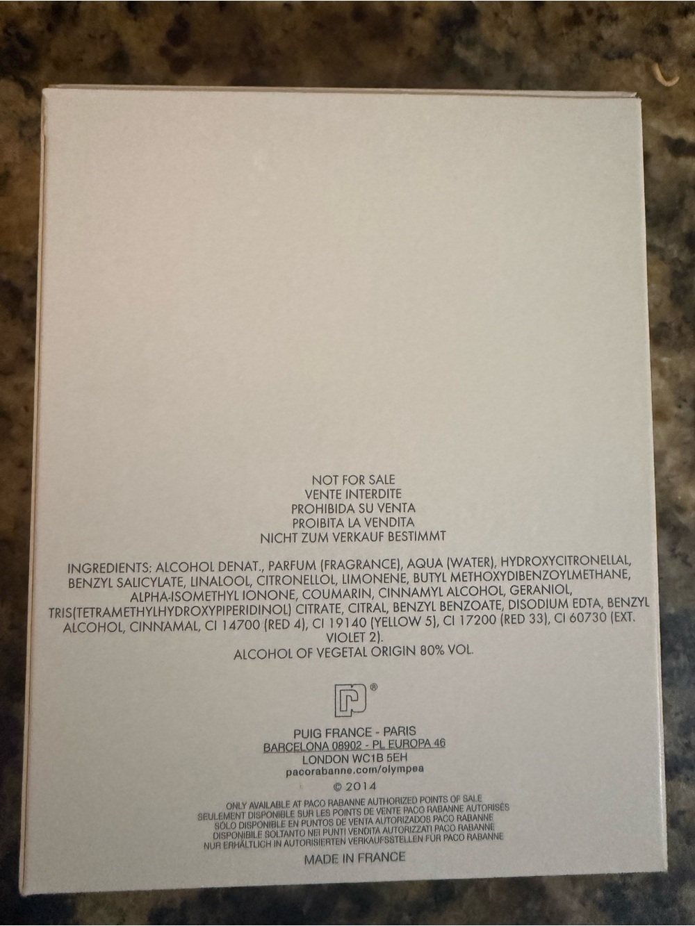 Paco Rabanne Olympea - Picture 3 of 3